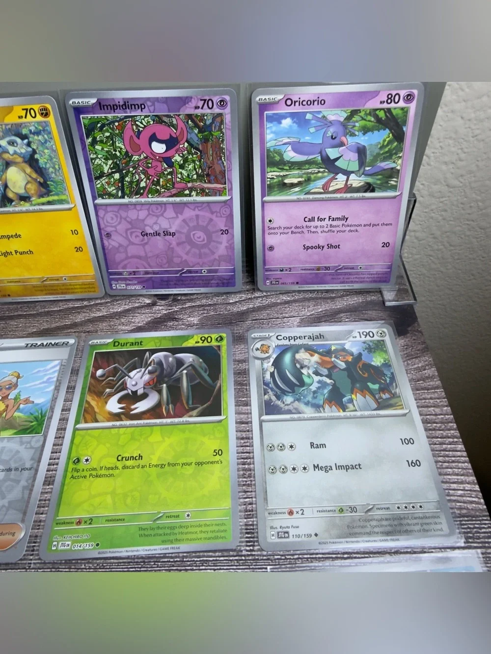 Lot of 20 Pokémon Cards – Reverse Holos Impidimp, Bill & O’Nare, Durant